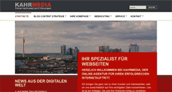 Desktop Screenshot of kahr-media.de